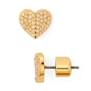 Kate Spade New York Pavé Heart Stud Earrings